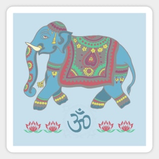 Painted Elephant Magnet